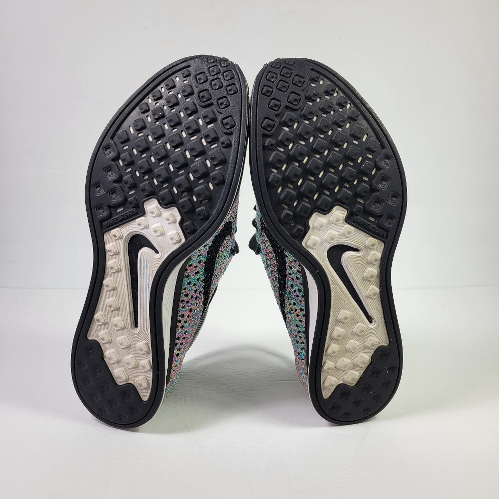 Nike Flyknit Racer Multi Color 2.0 Sneakers Men Sz 5.5/Wmns Sz 7 [526628-304] - Picture 8 of 9